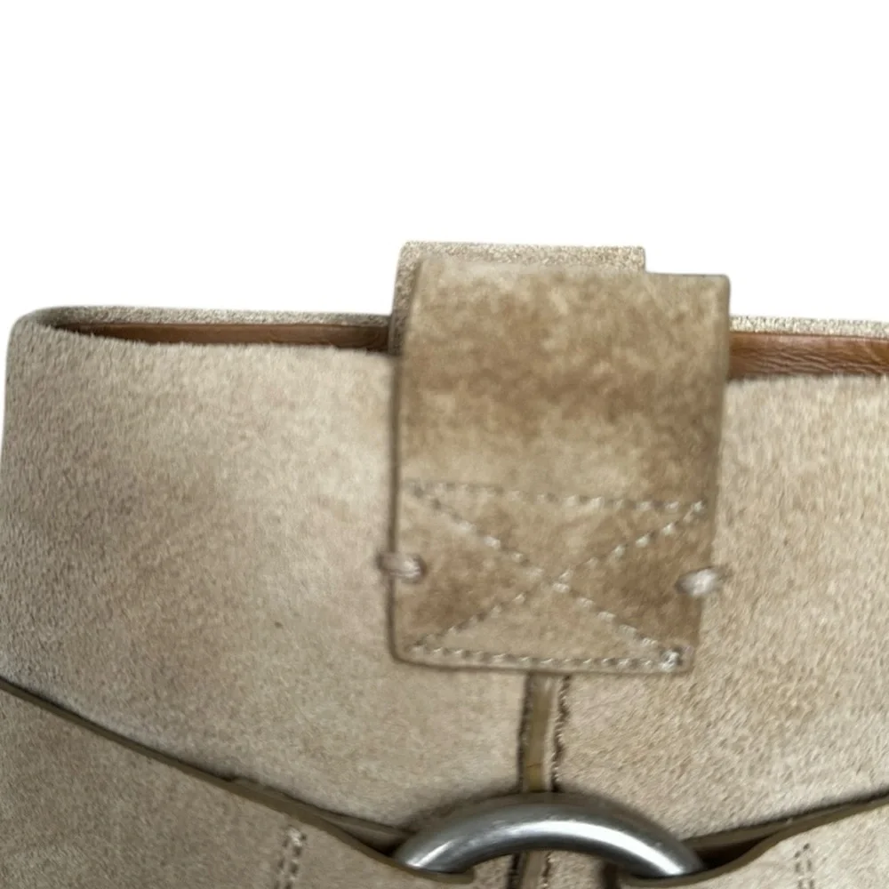 SEE BY CHLOE Tan Suede Ankle Boots WOMENS 39 NWOB‎